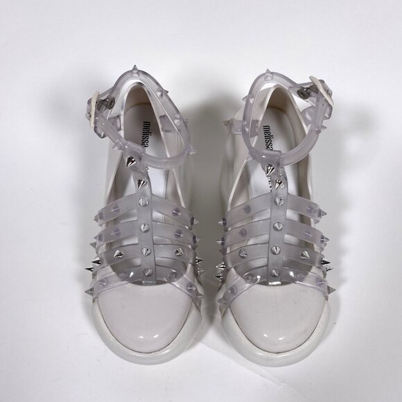 JEAN PAUL GAULTIER x Melissa White Jelly 'Punk Love' Platform - Picture 3 of 11